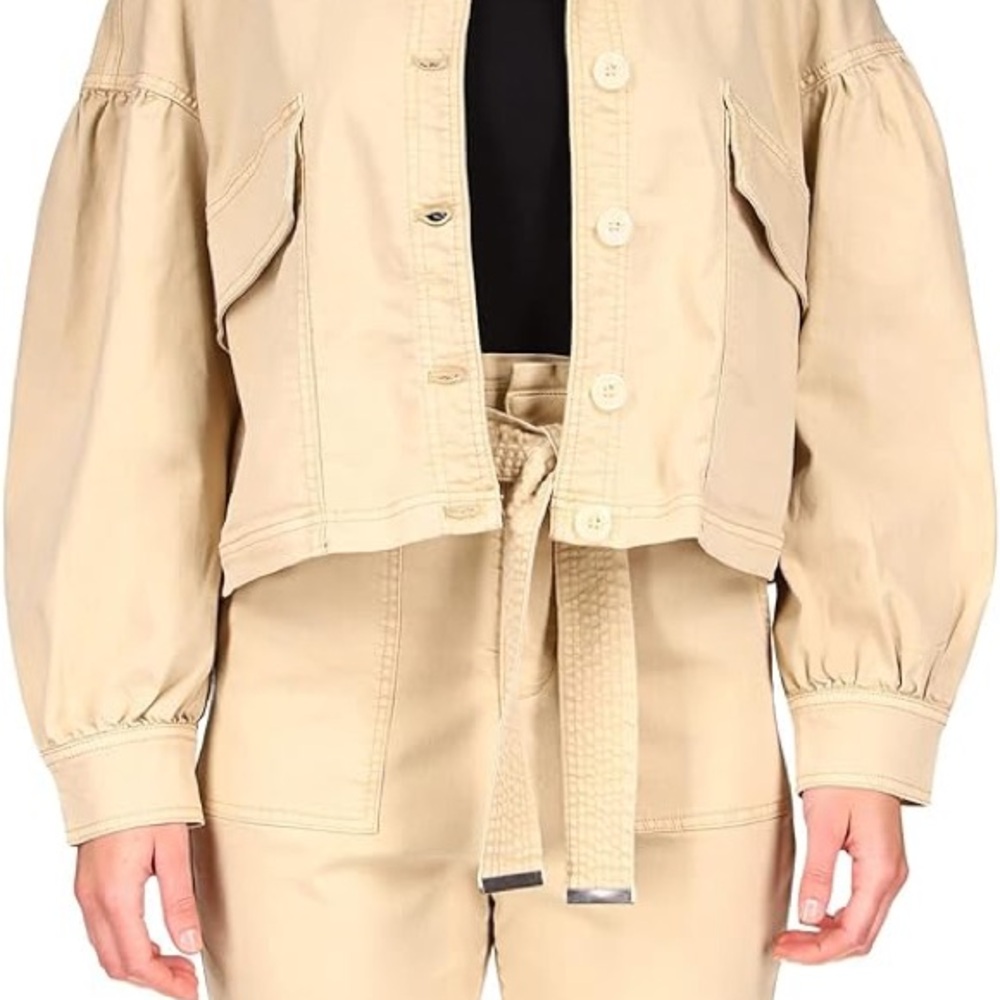 Sanctuary Beige Utility Jacket